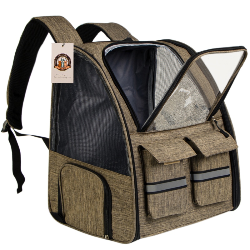 Furrever Friends Cattic Khaki Backpack Carrier